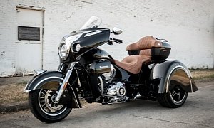 Motor Trike Shows Tomahawk Trike Kit for Indian Chief, Chieftain, and Roadmaster