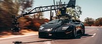 Motorcrane Murcielago Is a Lamborghini Camera Car, Has Liberty Walk Widebody