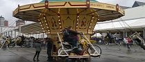 Motorcycle Merry-Go-Round Looks Fun, but Booze Is Still a No-No