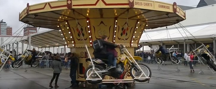 Would you ride this Motorcycle Merry-Go-Round?