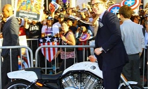 Motorcycle Signed by the Movie Stars from Captain America: The First Avenger Up for Auction