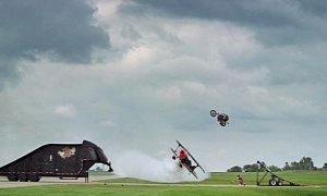 Motorcycles Jumping Planes Is Crazy and Awesome Fun