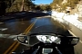 Motorcyclist Discovers the Danger of Riding on Ice