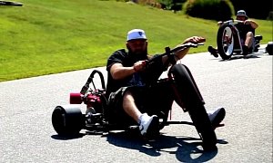 An Awesome Motorized Drift Trike for Your Inner Child