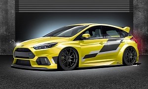Mountune 2016 Focus RS: Tuner Comissioned This Widebody Render, Is It a Preview?