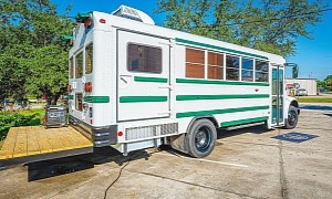 Movable Roots' Custom "Skoolie" Could Be Most Luxurious School Bus Conversion Ever