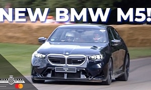 Move Over, Everyone, It's Time for the Heavy 2025 BMW M5 To Tackle Goodwood's Hillclimb