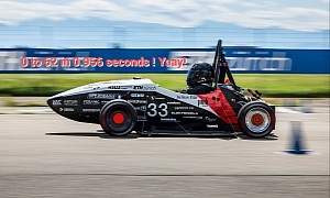 Move Over, Plaid and Sapphire: Student-Built 'Mythen' Hits 62 MPH in Less Than One Second!