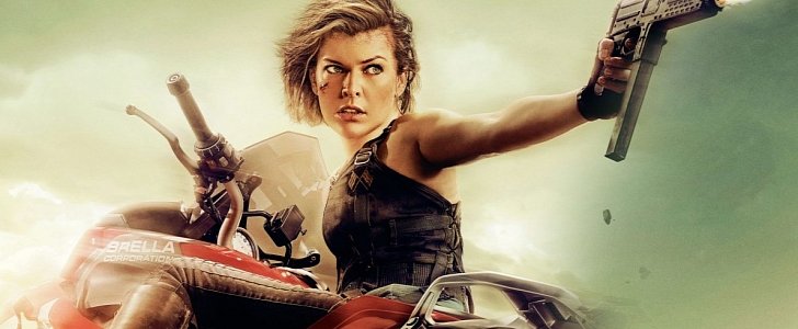 Milla Jovovich in movie still for Resident Evil: The Final Chapter