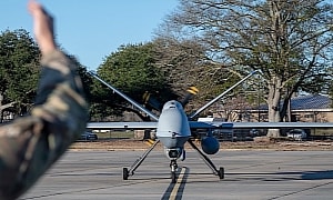 MQ-9 Reaper Lands at Shaw Air Force Base for the First Time While Under Satellite Control