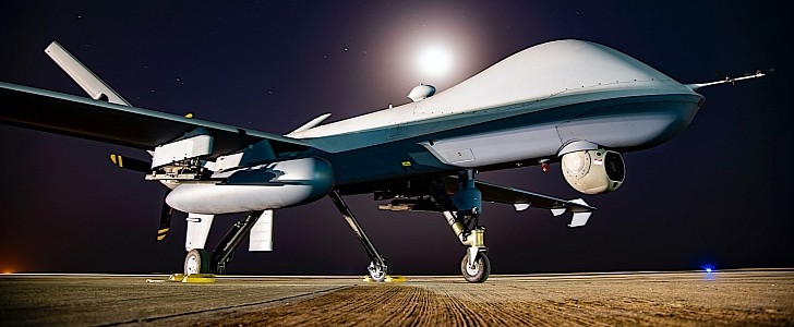 MQ-9 Reaper waiting to be deployed