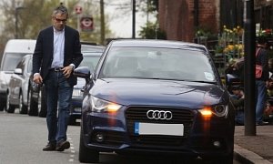 Mr Bean Drives Around in His Audi A1. Playing it Safe?