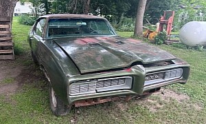 Mr. Handsome: Green-on-Green 1968 Pontiac GTO Begs for a Ram Air II 400
