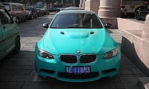 Mr. Joe's BMW E93 M3 Is Mint Green in China