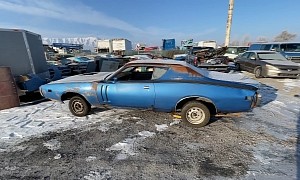 Mr. Norm's 1971 Dodge Charger Junkyard Find Sitting Out in the Cold Is a Sad Sight