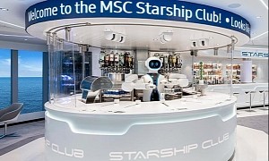 MSC Virtuosa Stars the First Robot Bartender at Sea and a Spectacular Sky Dome