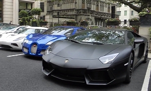 Multi-Million Dollar Car Park: From Veyrons to Aventador and Rolls Royce Ghost