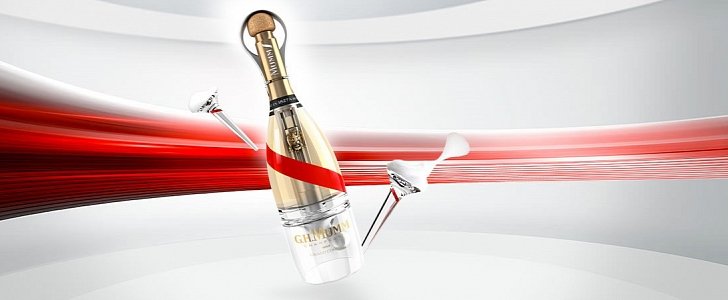 The Mumm Grand Cordon Stellar, the only champagne you can drink in zero gravity