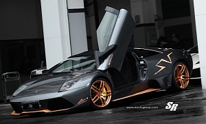 Murcielago SV on Rose Gold Wheels Is Filthy-Gorgeous