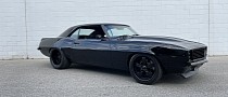 Murdered Out 1969 Chevrolet Camaro Hides Blown LS Under the Hood, Sounds Mean
