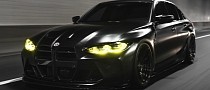 Murdered-Out BMW M3 Proves Less Is More, Sports Sedan Is Darker Than Night Itself