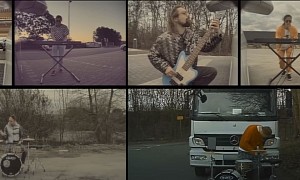 Music Video Filmed Entirely Using Strangers' Teslas and Their Sentry Mode