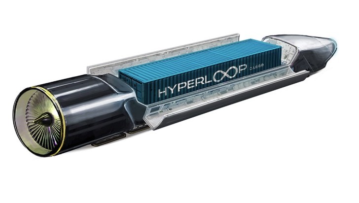 Hyperloop cargo pod