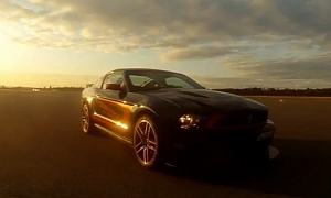Mustang Boss 302 Laguna Seca Beats DBS, R8, M3, California and C63 AMG