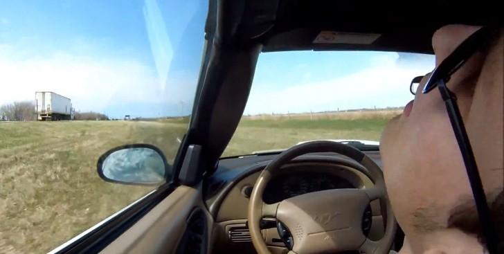 Mustang Driver Passes Out, Car Barely Avoids Massive Crash