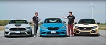 Mustang Mach 1 vs. M2 CS vs. Civic Type R Track Battle Ends in Disappointment