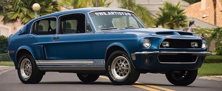 Mustang "Mach G" Blends Classic Pony Looks and Modern EV Crossover