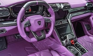 My, Lamborghini Urus, That’s One Purple Interior You Have There!