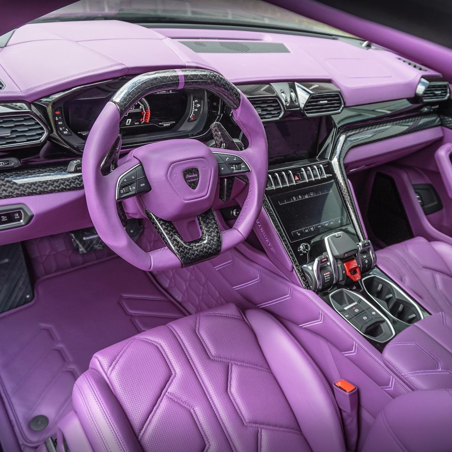 My, Lamborghini Urus, That's One Purple Interior You Have There! -  autoevolution