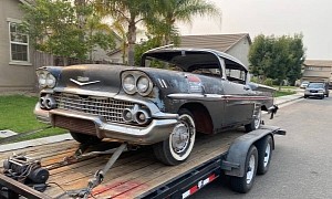 Mysterious 1958 Chevrolet Impala Looks Solid, Still Needs Help to Stay in One Piece