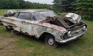 Mysterious 1960 Chevrolet Impala Sells for Beer Money, Literally