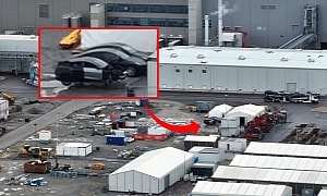 Mysterious Camouflaged Prototype Spotted at Giga Berlin Sets the Internet on Fire