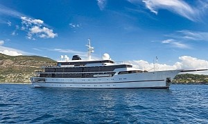 Mysterious Millionaire Saying Goodbye to His Unique Superyacht, a Massive Floating Resort
