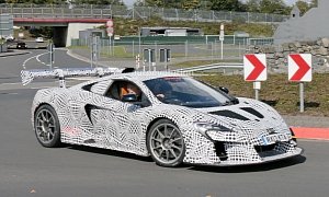 Mystery McLaren 675LT Prototype Spied at the Nurburgring