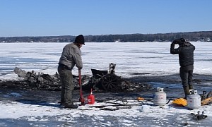 A Tesla Model X Burned to a Crisp on a Frozen Vermont Lake. Now We Know Why
