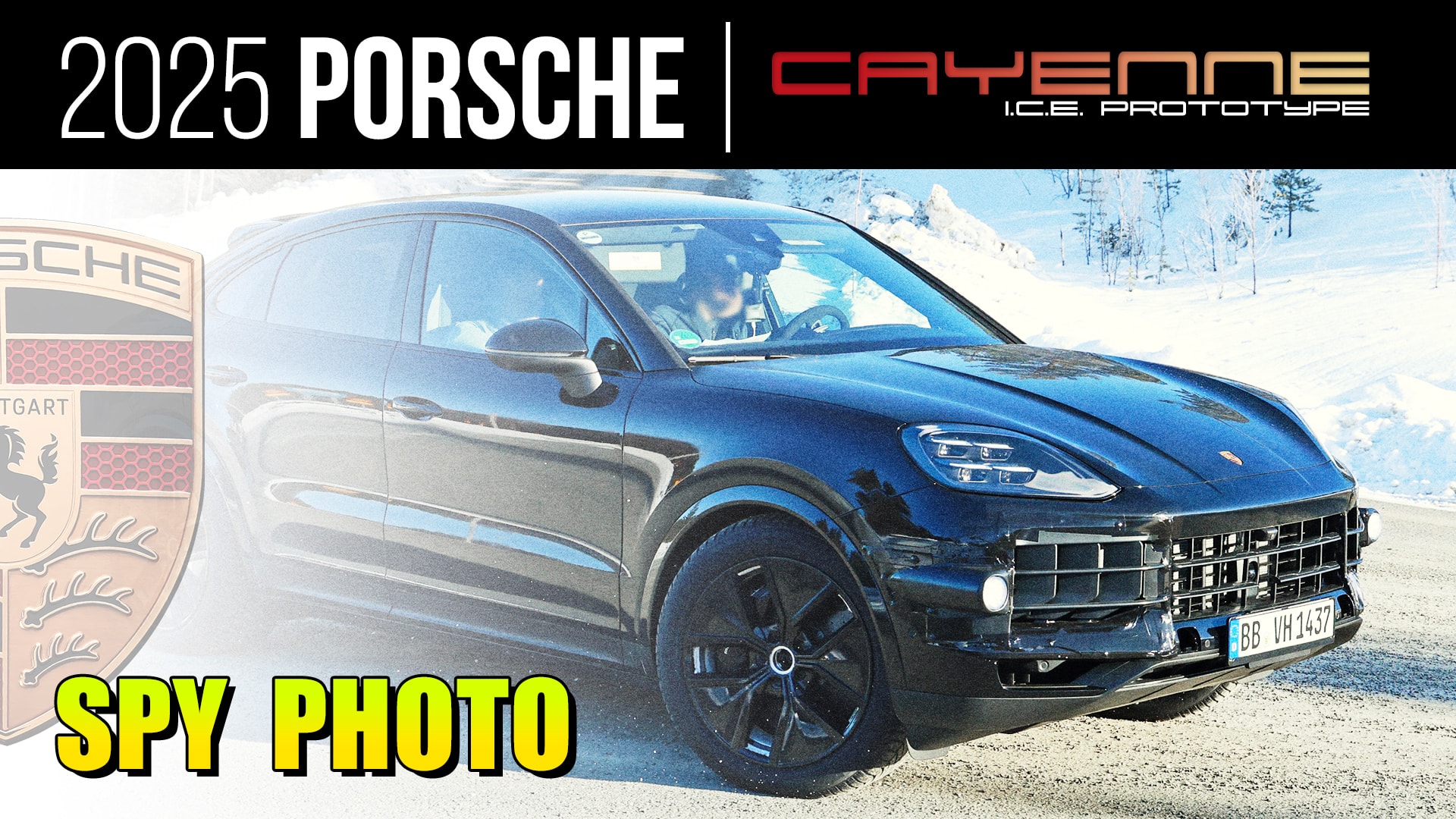 Mystery Porsche Cayenne ICE Prototype Spied Testing, Raises More Questions Than Answers