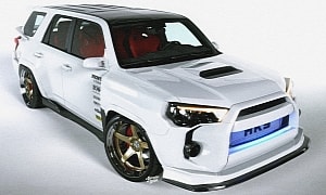 Toyota 4Runner Gets New Digital Lease of Life as a Slammed Widebody Turbo 2JZ Sports SUV 