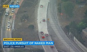 Naked Man Steals Truck, Leads LAPD on Wild Chase by Car And on Foot