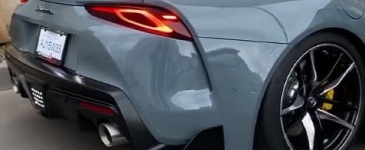 Nardo Grey 2020 Toyota Supra wrap