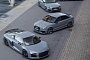Nardo Grey Family Photo: Audi R8, RS3 Sedan, RS5 and RS3 Hatch