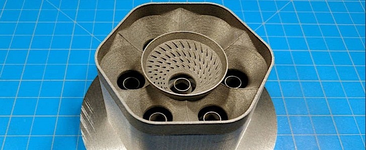 Turbine engine combustor 3D printed with GRX-810 alloy