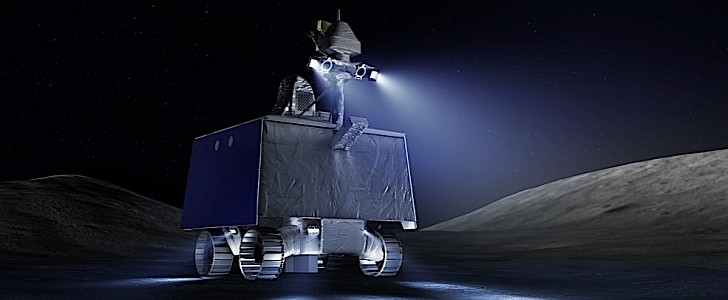 VIPER rover rendering