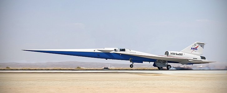NASA X-59 airplane