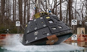 NASA Drops the Orion Capsule Into the Water, Watches It Go