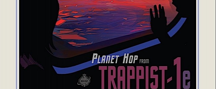 Trappist-1e exoplanet visit on NASA website