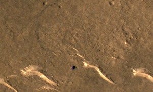 NASA Finds Wheel Tracks on Mars, That Purple Blotch Made Them
